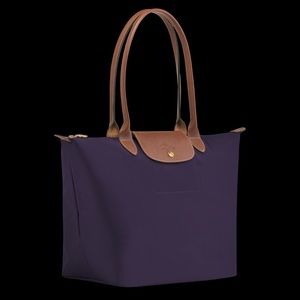 Longchamp Purple Tote Bag